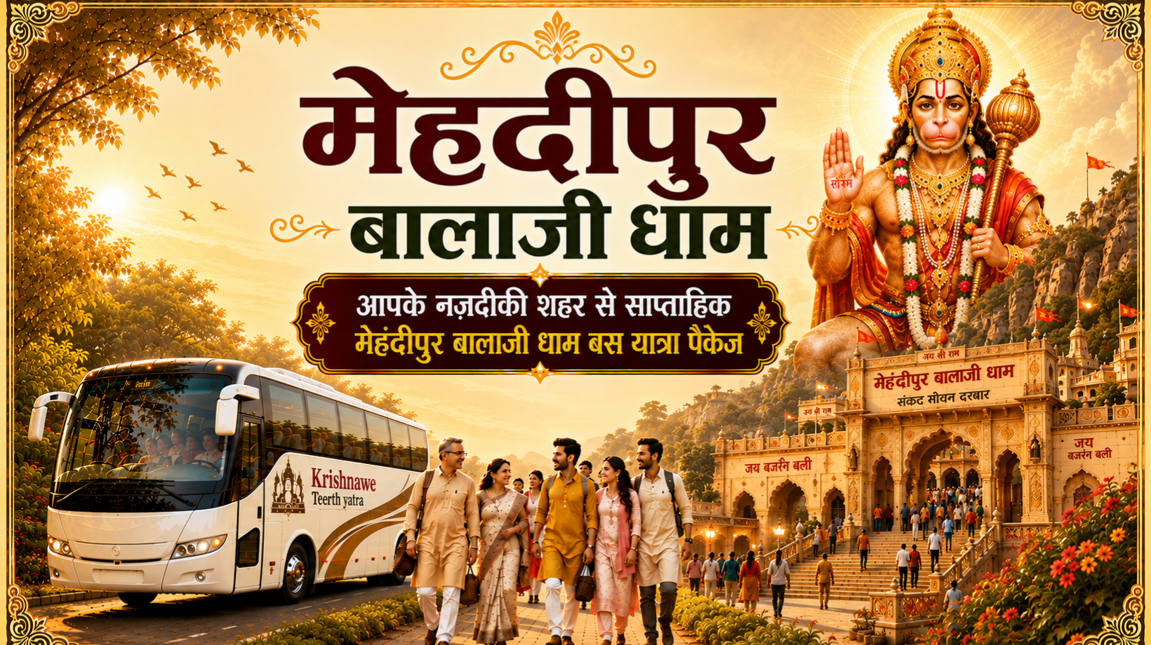 बालाजी धाम बस तीर्थ यात्रा